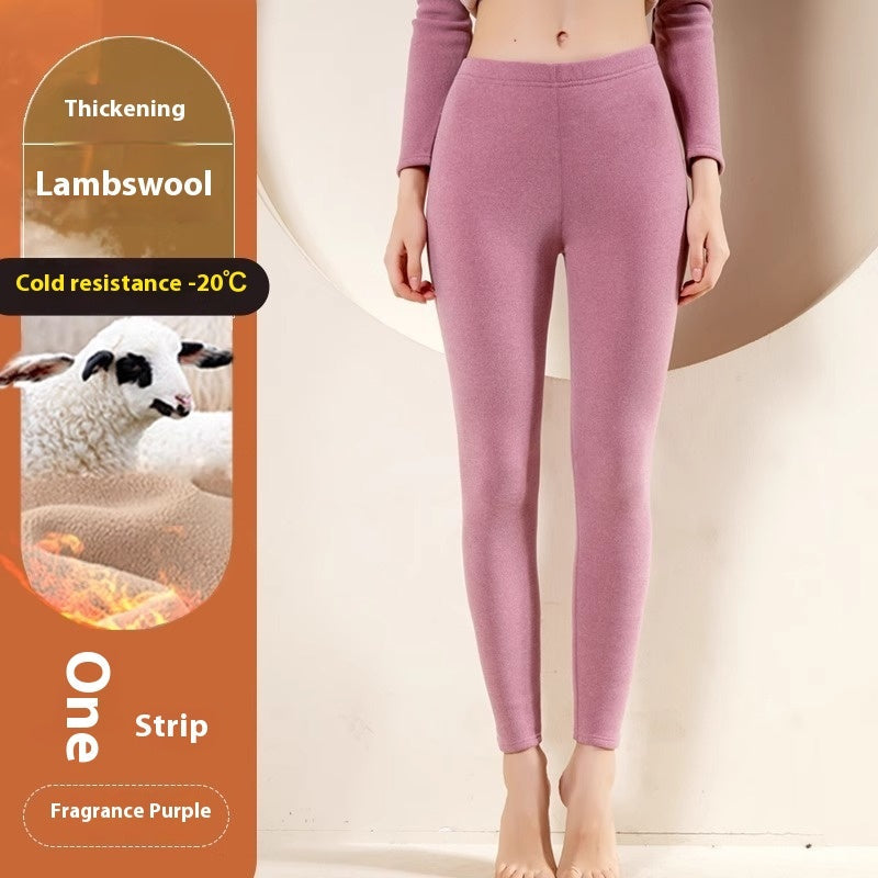 Leggings en Cachemire Chaud pour Femmes - Pantalons d'Hiver Élégants