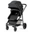 2-in-1 Foldable Pushchair for Newborns and Infants - Black