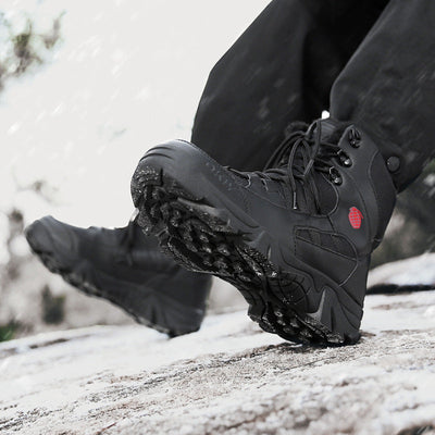 Botas de Combate de Invierno para Hombre con Forro de Forro Polar para Aventuras al Aire Libre