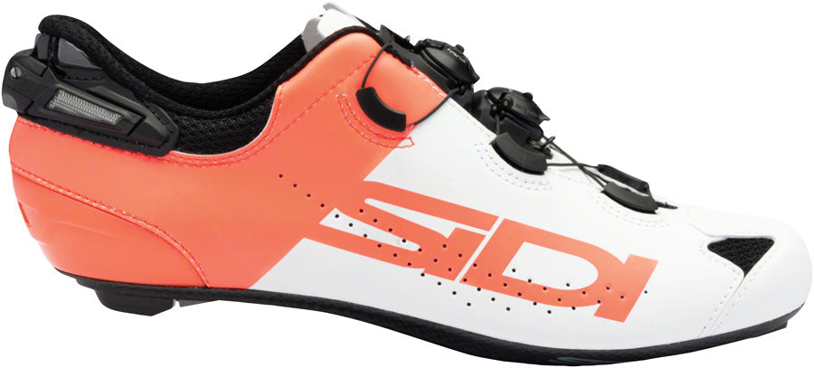 SIDI Shot 2S Pro Road Shoes - Men's White/Coral 43.5