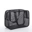 Trousse de toilette en maille pour hommes pour le stockage des articles de bain