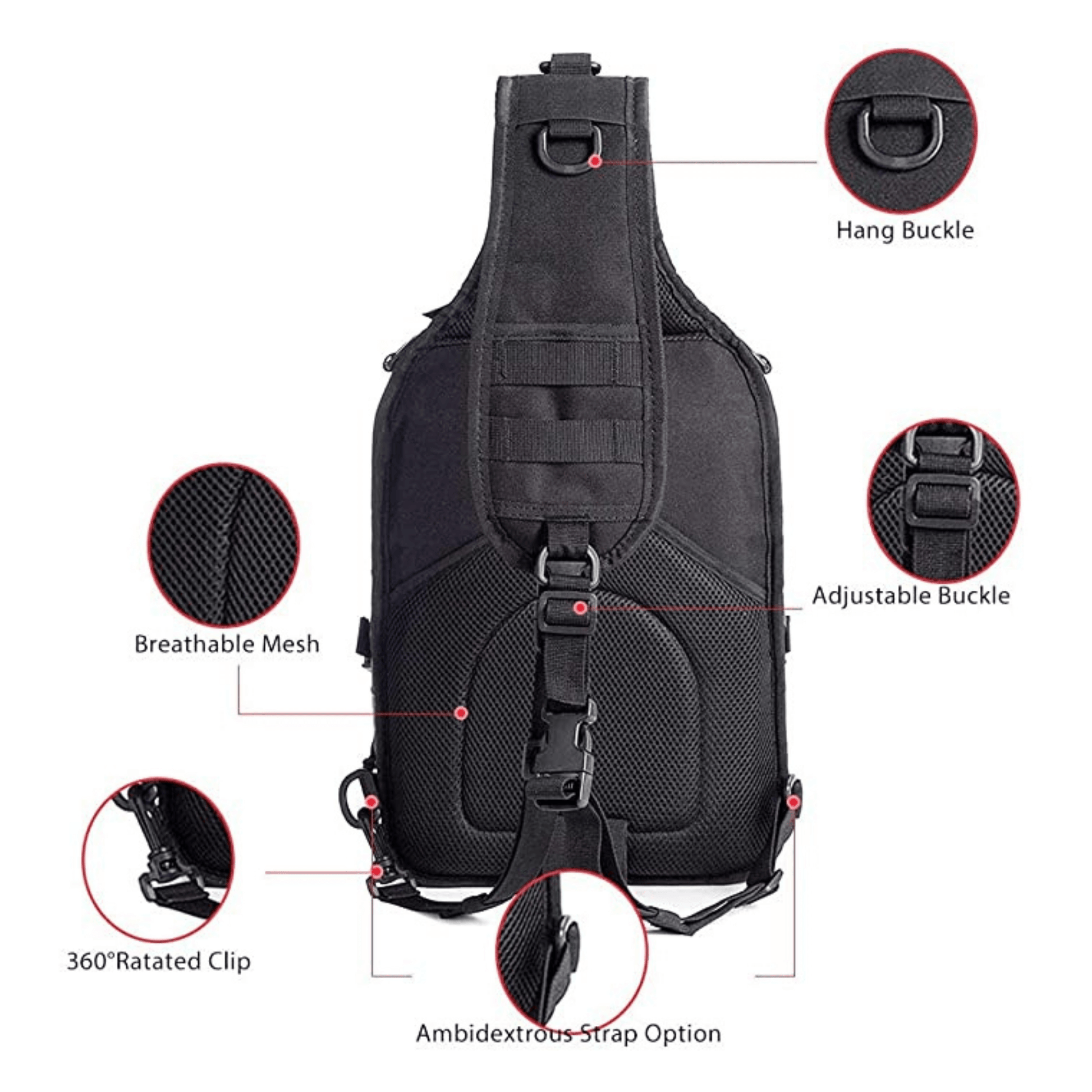 Tactical Medium Sling Range Bag - Korvel