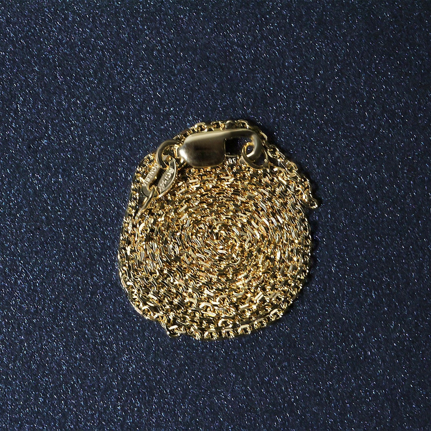 Chaîne en Or Jaune 14k avec Maillon Découpé en Diamant - 1,1 mm