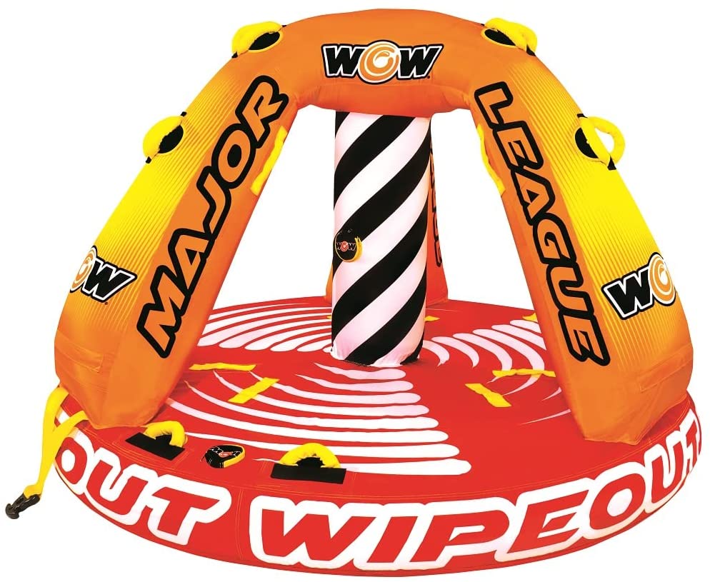 WOW Sports Wipeout Tubo Remolcable de Pie para 3 Personas