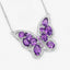 4.32 Carat Genuine Amethyst & .925 Sterling Silver Necklace