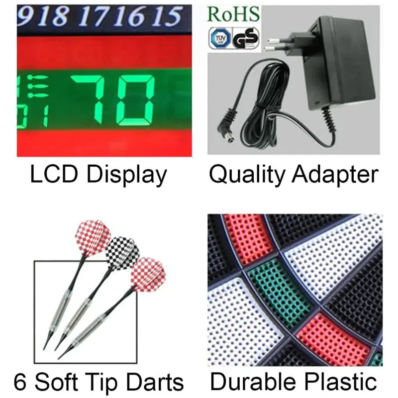 One80 Elite Electronic Dartboard - Korvel