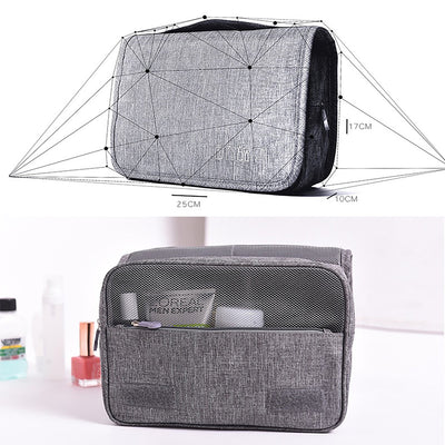 Premium Travel Hanging Toiletry Bag - Waterproof Organizer