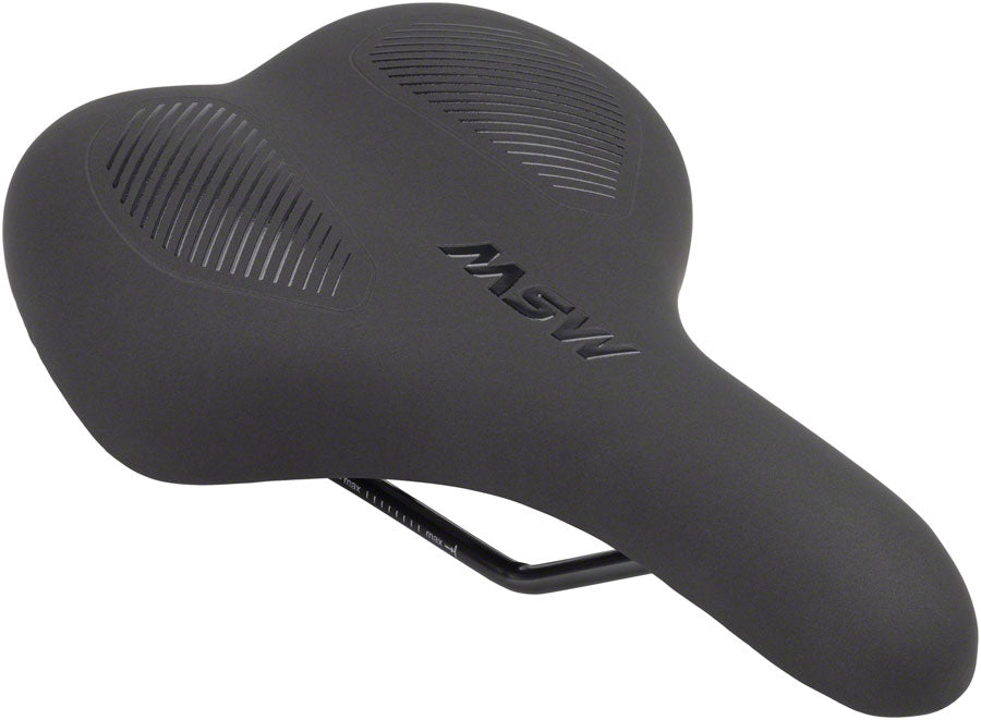 MSW Men's Memory Foam Saddle - Premium Comfort Black