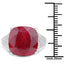 14.47 Carat Dyed Ruby and White Topaz Sterling Silver Ring