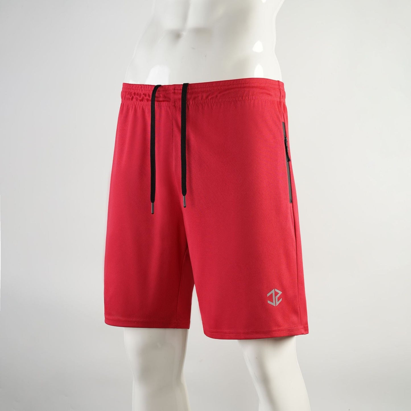 Men's Casual Quick-Drying Jogger Shorts with Zipper Pockets