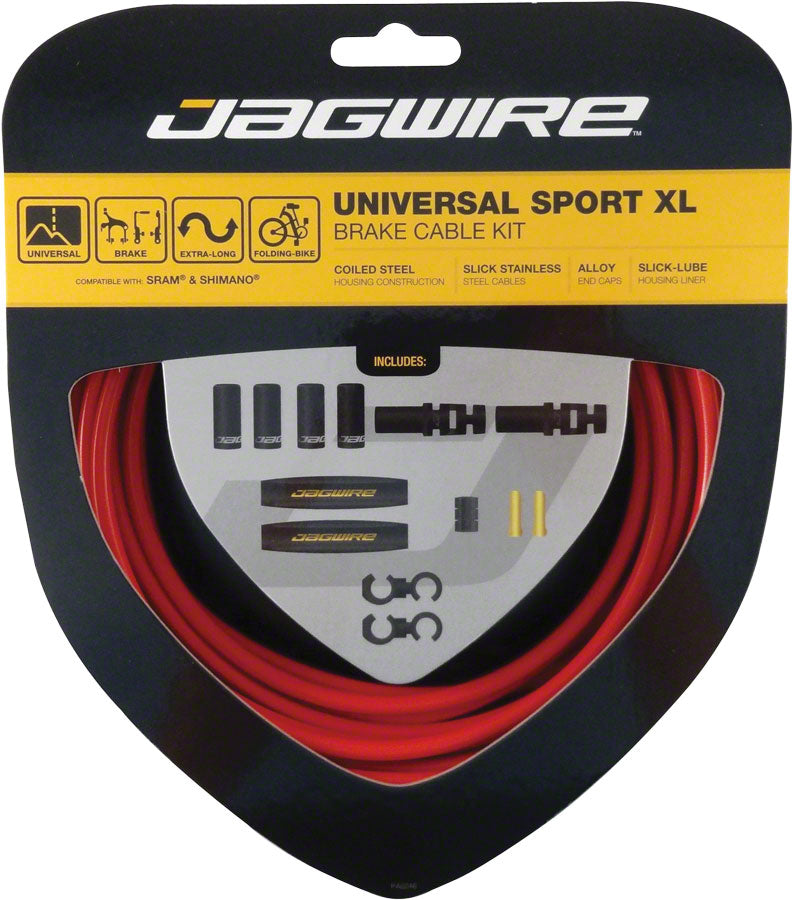 Kit de frenos XL Jagwire Universal Sport - Rojo