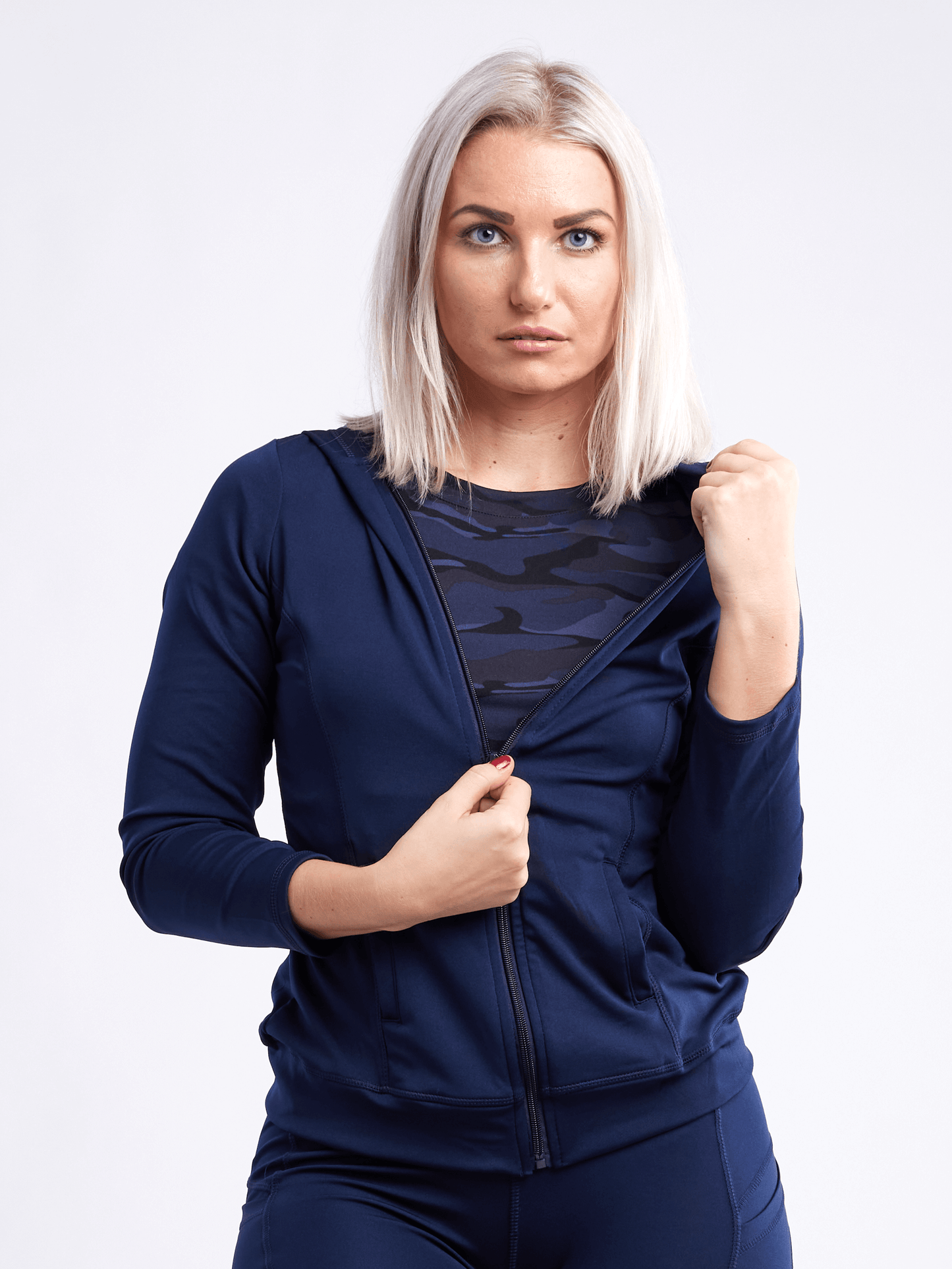 JupiterGear Women's Fitted Zip-Up Hoodie Jacket with Pockets