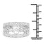 Bague de fiançailles en argent sterling avec diamant blanc de 0,31 carat