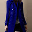 Ladies Spring Long Jacket Wool Trench Coat