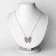 Collar de Tanzanita Genuina de 2.76 Quilates y Circonita Blanca en Plata Esterlina