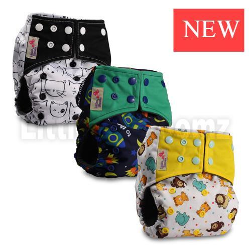 Modern Luxury Printed Washable Cloth Diaper Set