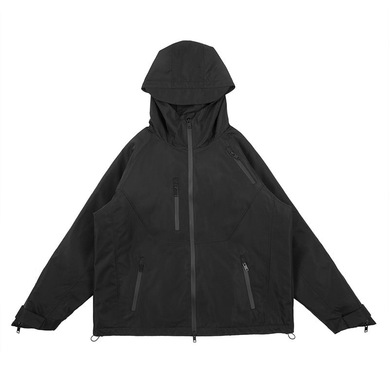 Veste en coton interchangeable imperméable fonctionnelle pour hommes