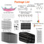 GBruno 3-Tier Playpen with Hammock and Toy Ball