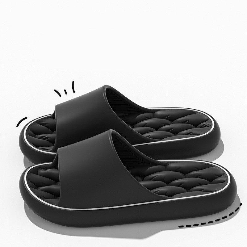 Non-Slip Bathroom Slippers with Thick Sole for Home Comfort