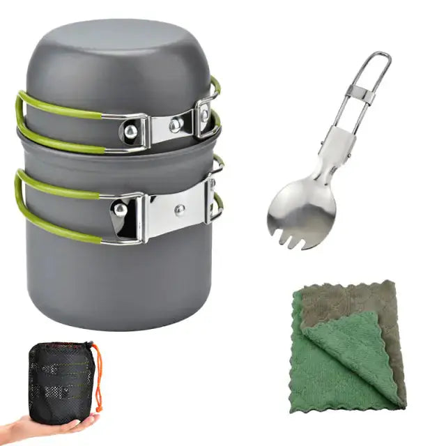 Kit de Utensilios de Camping Premium para Exterior
