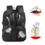 Mochila de senderismo impermeable de nylon con carga solar para hombres