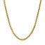 Chaîne en boîte ronde solide en or jaune 14 carats - 2,5 mm
