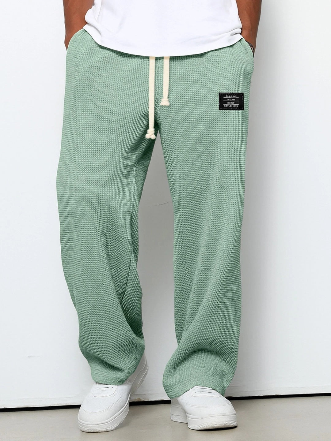 Pantalons de survêtement décontractés pour hommes à coupe ample pour le printemps et l'automne