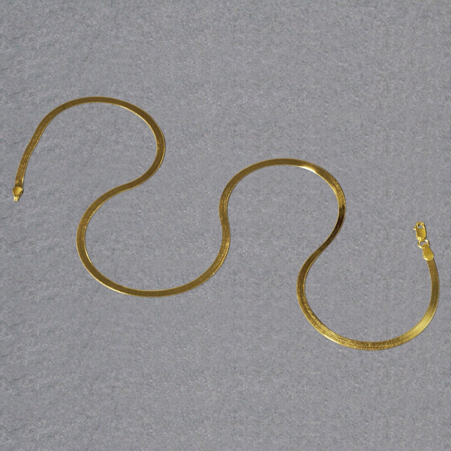 Imperial Herringbone Chain in 10k Yellow Gold - 2.80 mm