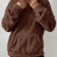 Suéter de Color Sólido de Manga Larga Casual para Mujer