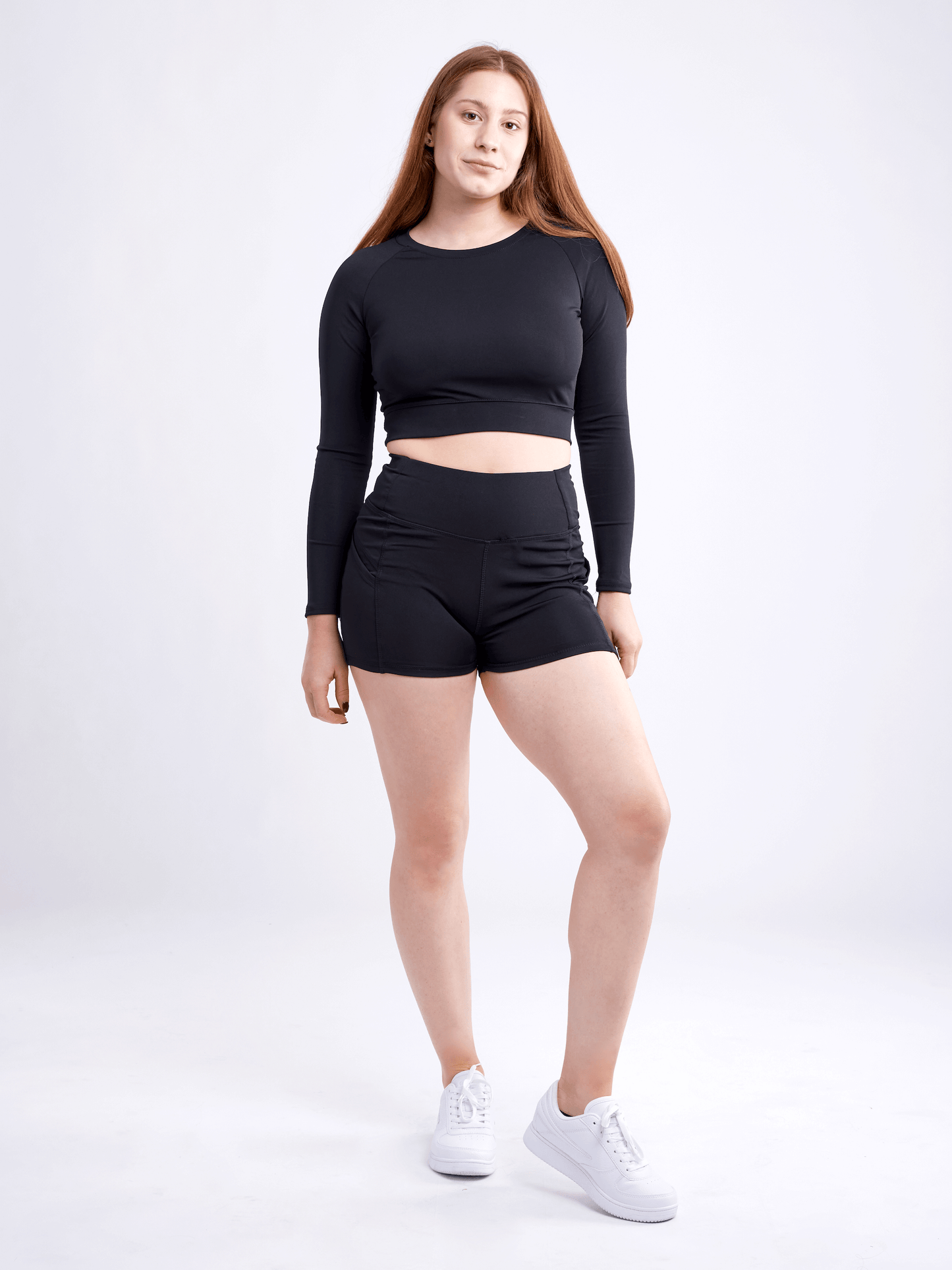Shorts de sport taille haute JupiterGear avec poches latérales