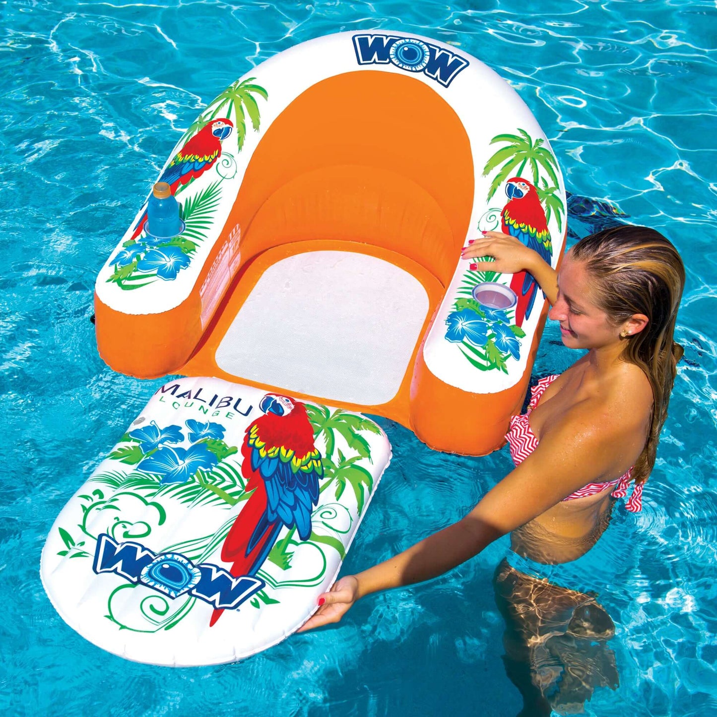 WOW Watersports Malibu Lounge - Chaise Longue de Piscine Premium