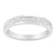 .925 Sterling Silver Princess-Cut Diamond Half-Eternity Band Ring - Size 6