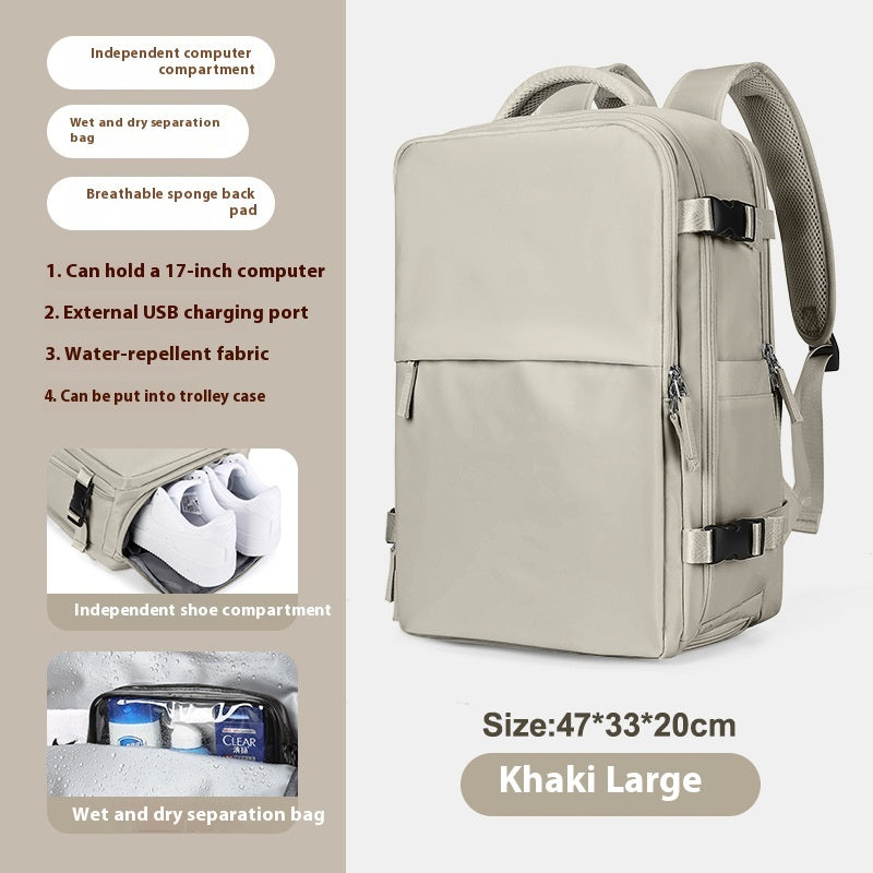 Mochila Expandible Premium para Viajes y Negocios