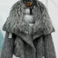 Women's Luxurious Down Jacket with Cashmere Fur Collar