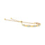 Bracelet Bolo en Argent Sterling Plaqué Or Jaune 14K avec Accent de Diamant