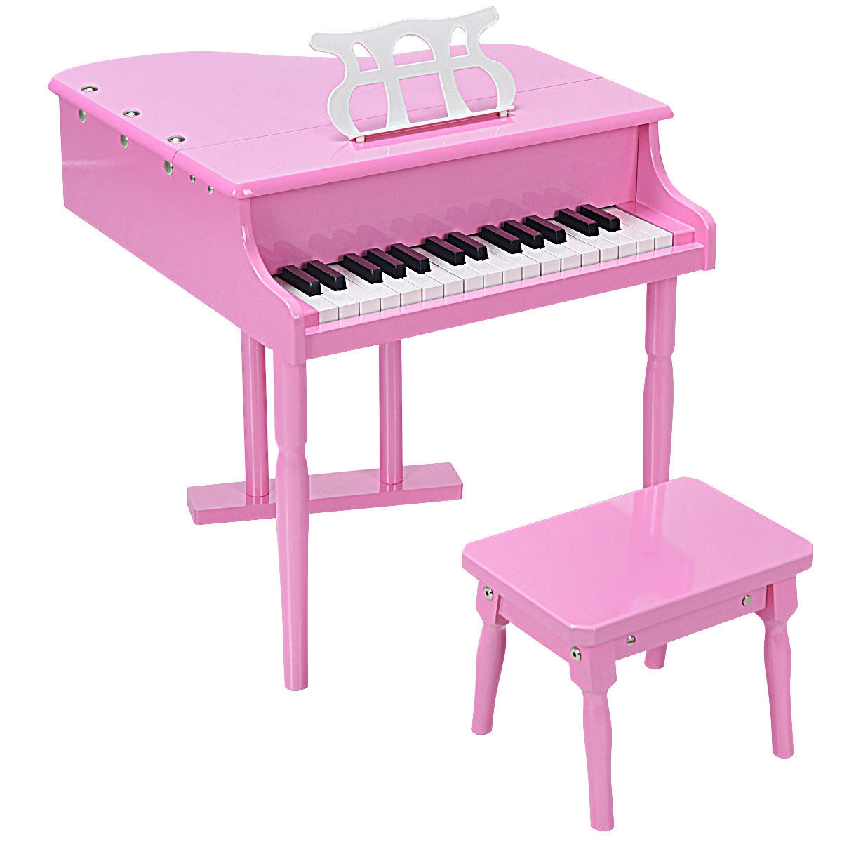 Piano de Gran Miniatura de 30 Teclas para Niños - Rosa