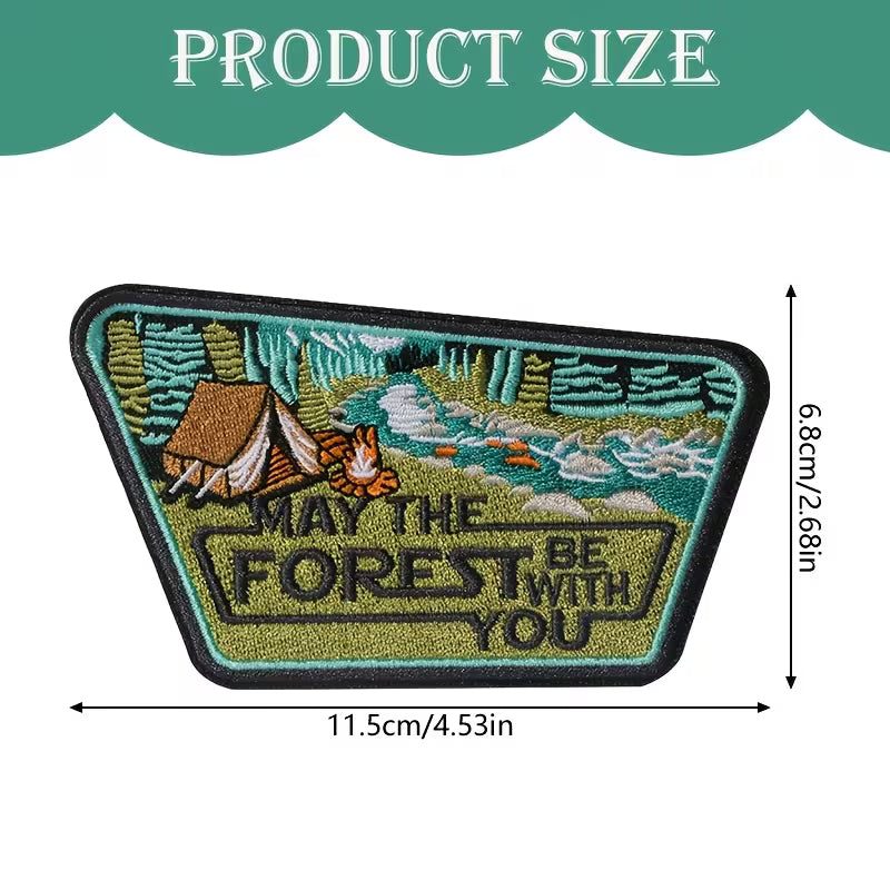 Que la forêt soit avec vous Patch thermocollant