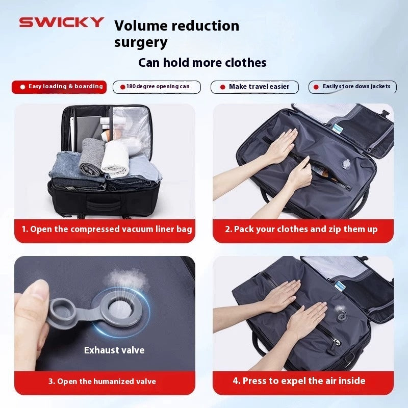 Mochila de Abordaje de Gran Capacidad Swicky Trolley de Alta Calidad