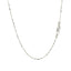 14k White Gold Diamond-Cut Bead Chain - 1.0mm