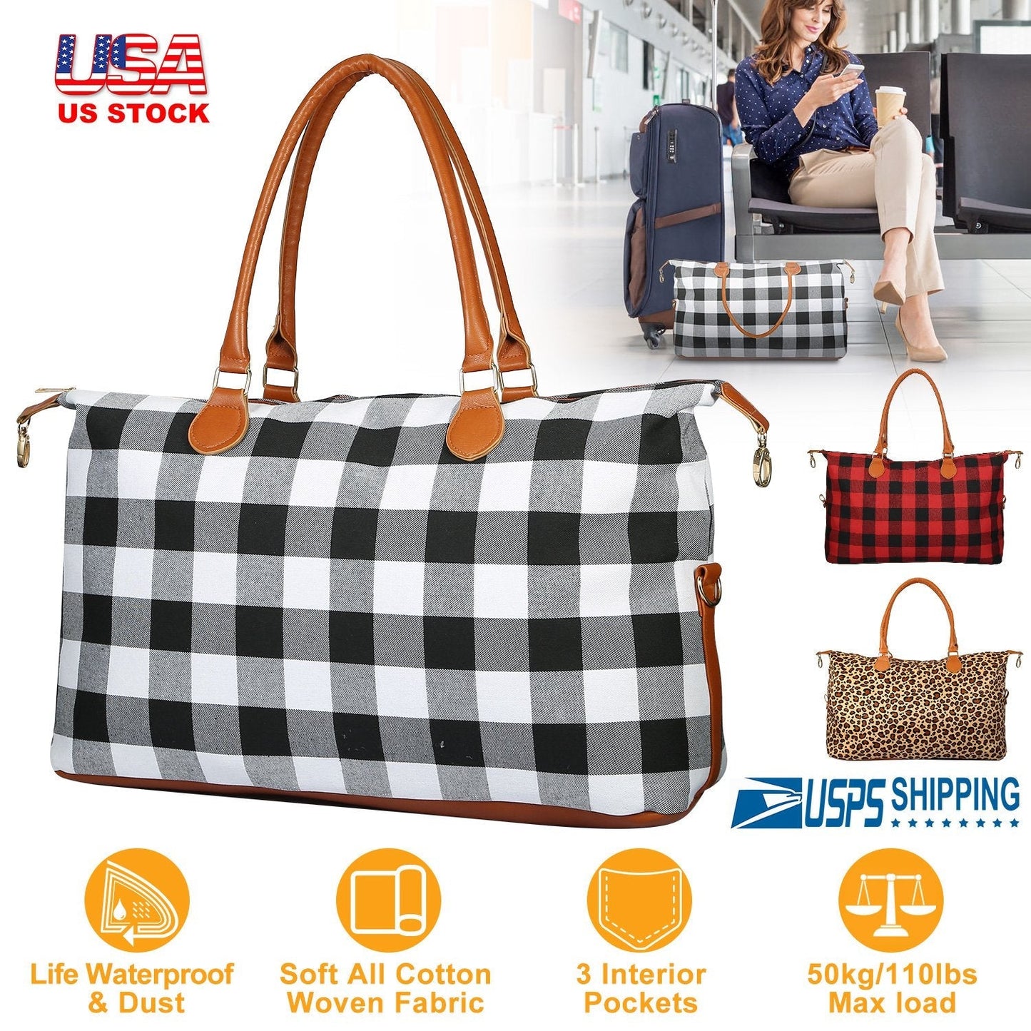 Sac de voyage GBruno pour femmes - Élégant et spacieux