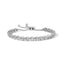 Pulsera de Tenis Ajustable Bolo de Oro Blanco de 14K con Diamantes