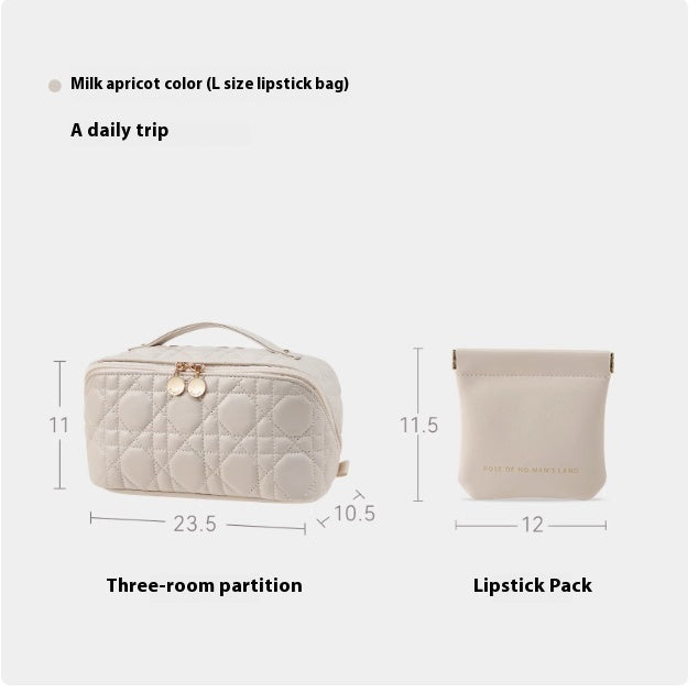 Portable Travel Makeup Bag - Stylish & Functional
