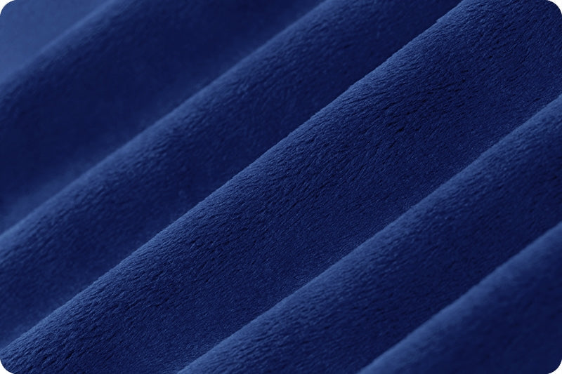 Royal Blue Cuddle 3 Solid Minky Fabric Per Yard