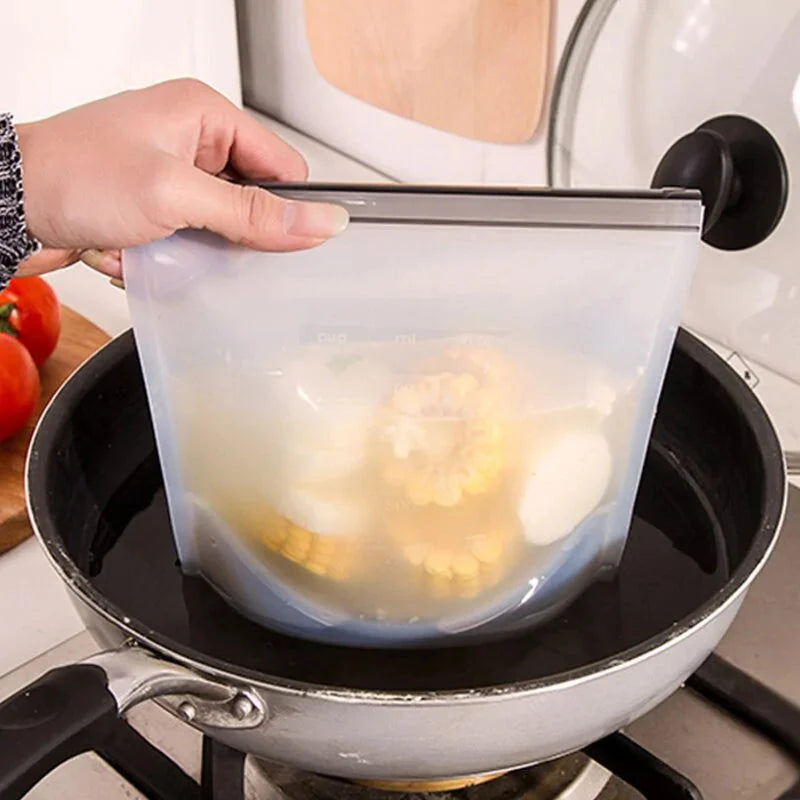 Bolsas de Almacenamiento de Alimentos de Silicona Premium