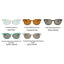 Lunettes de soleil européennes et américaines élégantes
