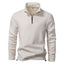 Fashion Personality Stand-Collar Zippered Sweatshirt
