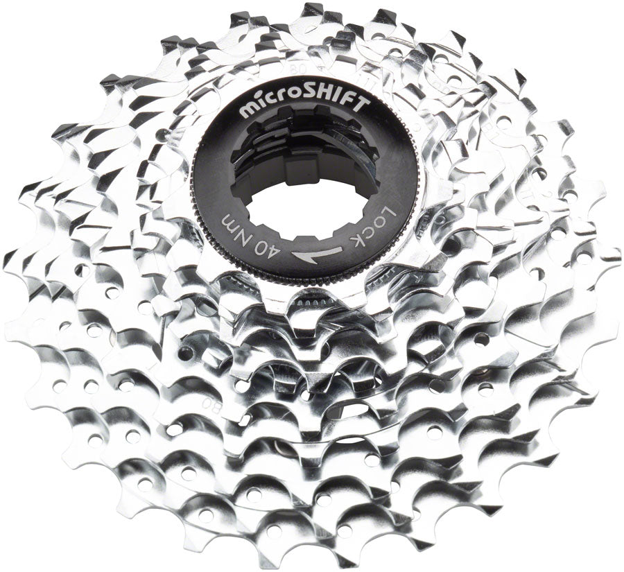 microSHIFT G10 Cassette - 10 Speed 11-25t Silver Chrome Plated