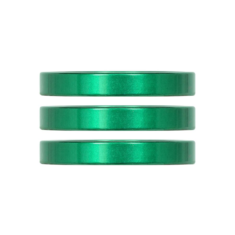 Espaciador de Dirección Industry Nine iRiX - 5mm Aluminio Verde (3pcs)