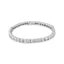 14K White Gold Diamond Tennis Bracelet - 4 3/8 Cttw, Size 7"