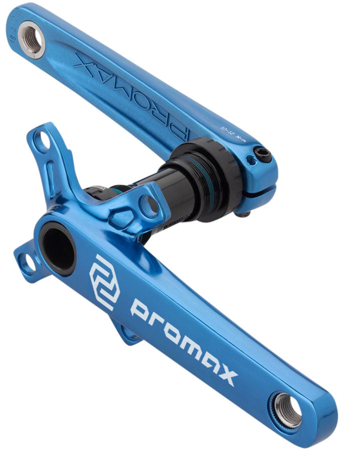 Promax CF-2 Crankset - 170mm 24mm Spindle 2-Piece Blue